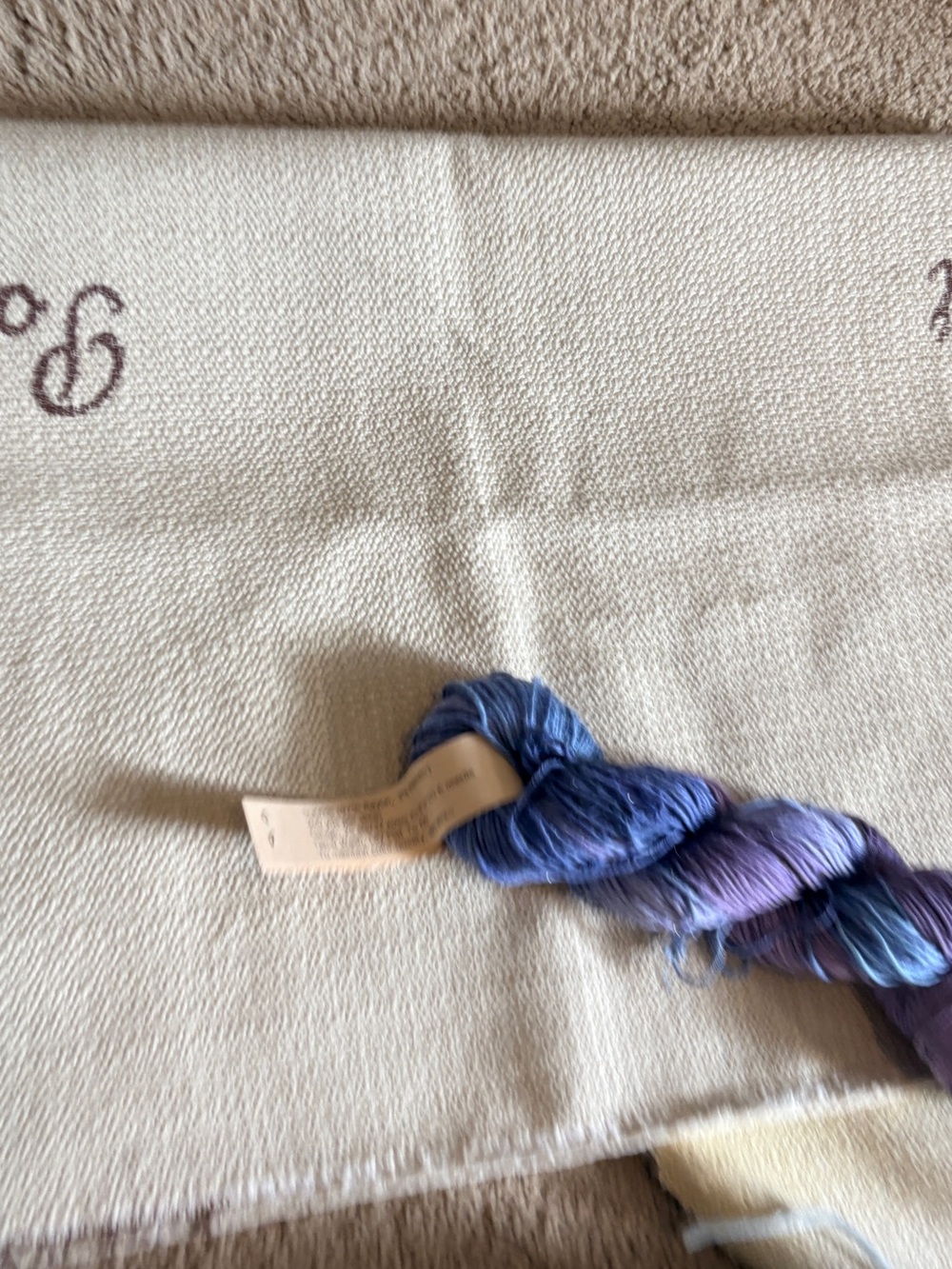 Lot of 3: 2 Yarn Bee Authentic Hand-Dyed Luxe Yarn & 1 Wool in the woods - Picture 2 of 5